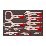 Teng Tools �C 11 Piece Power Grip Pliers Set in EVA �C TEN-O-TTEVG11