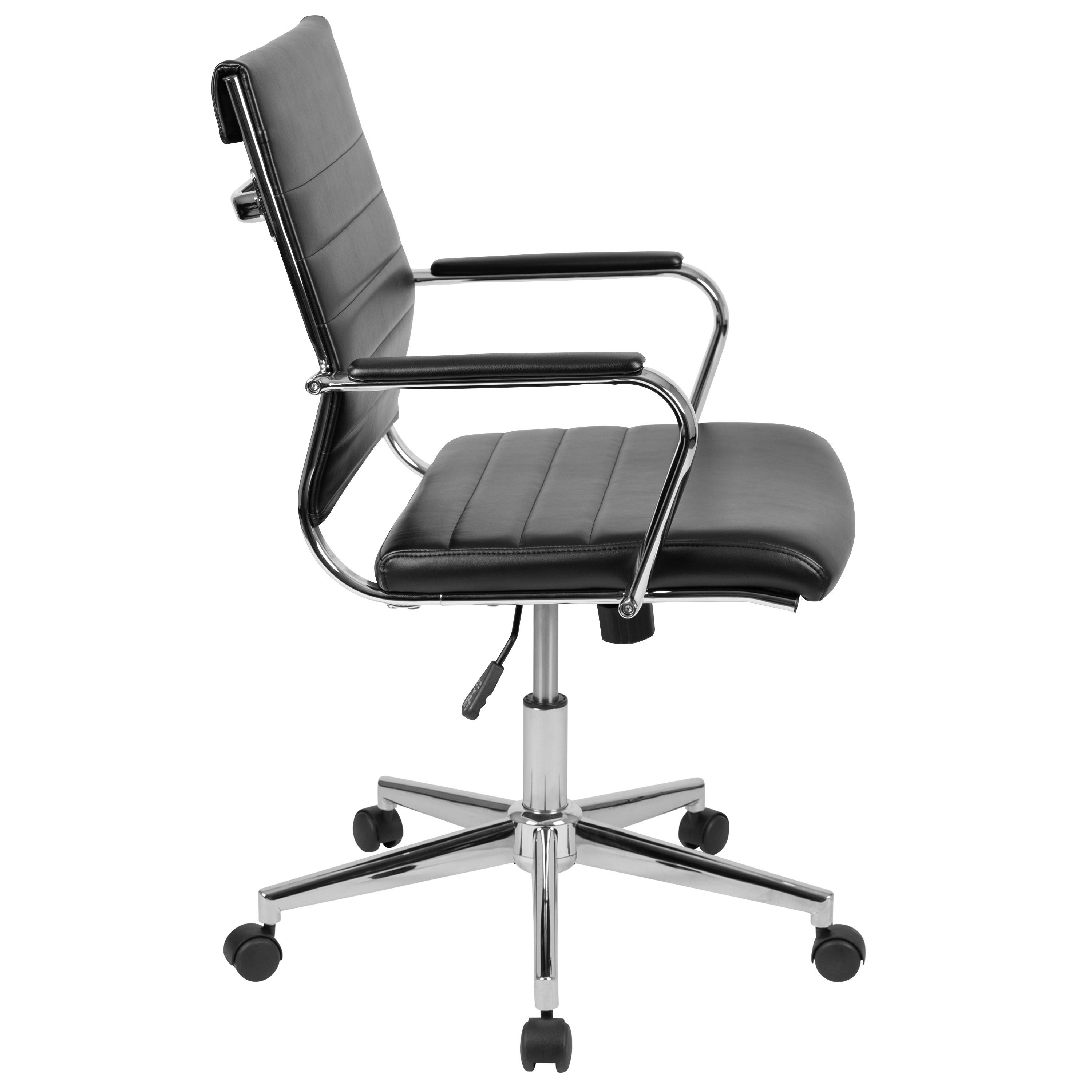 White LeatherSoft Office Chair