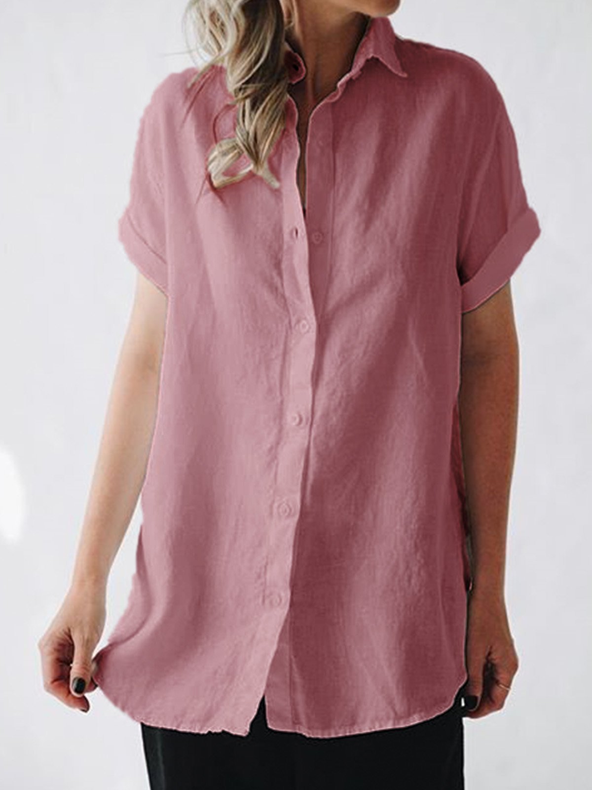 Linen Casual Tops