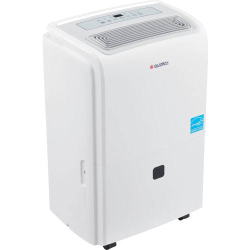 Global Industrial Portable Dehumidifier w/ Pump Wifi, Energy Star, 50 Pint