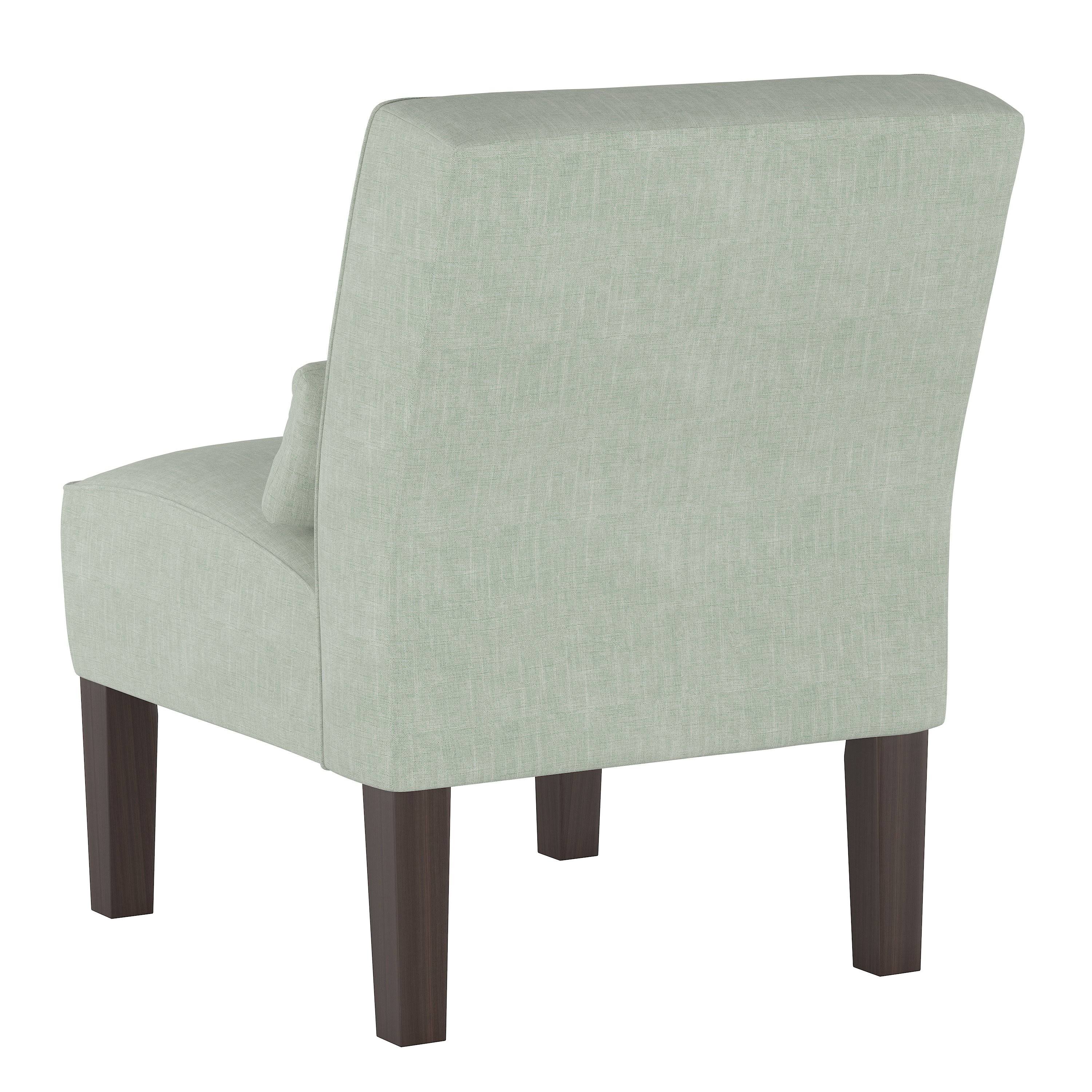 Swedish Blue Armless Chair