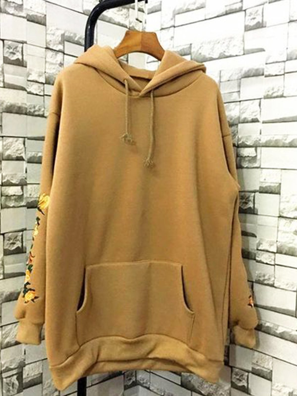 Long Sleeve Hoodie Cotton Outerwear