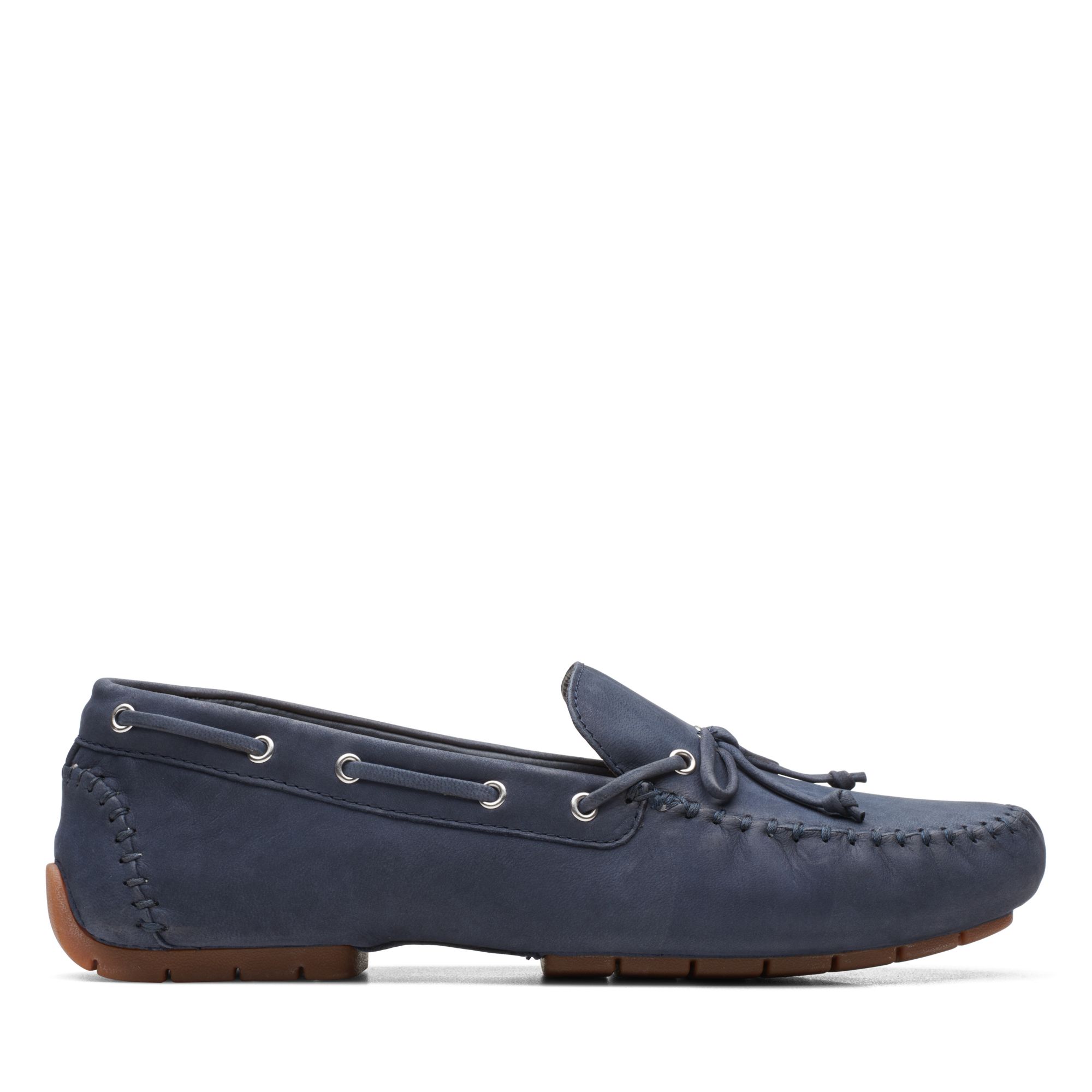 Women  C Mocc Tie Navy Nubuck