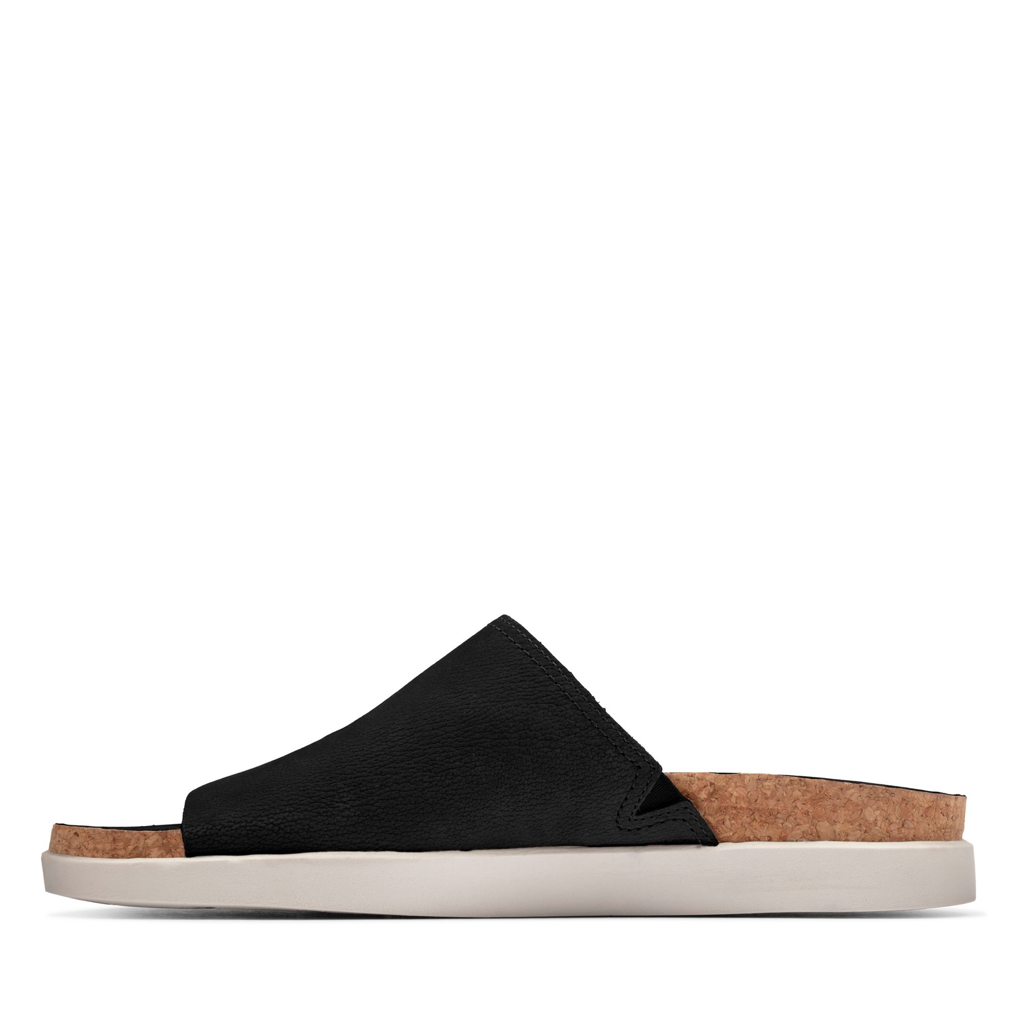 Men Sandals Sunder Slide Black Nubuck