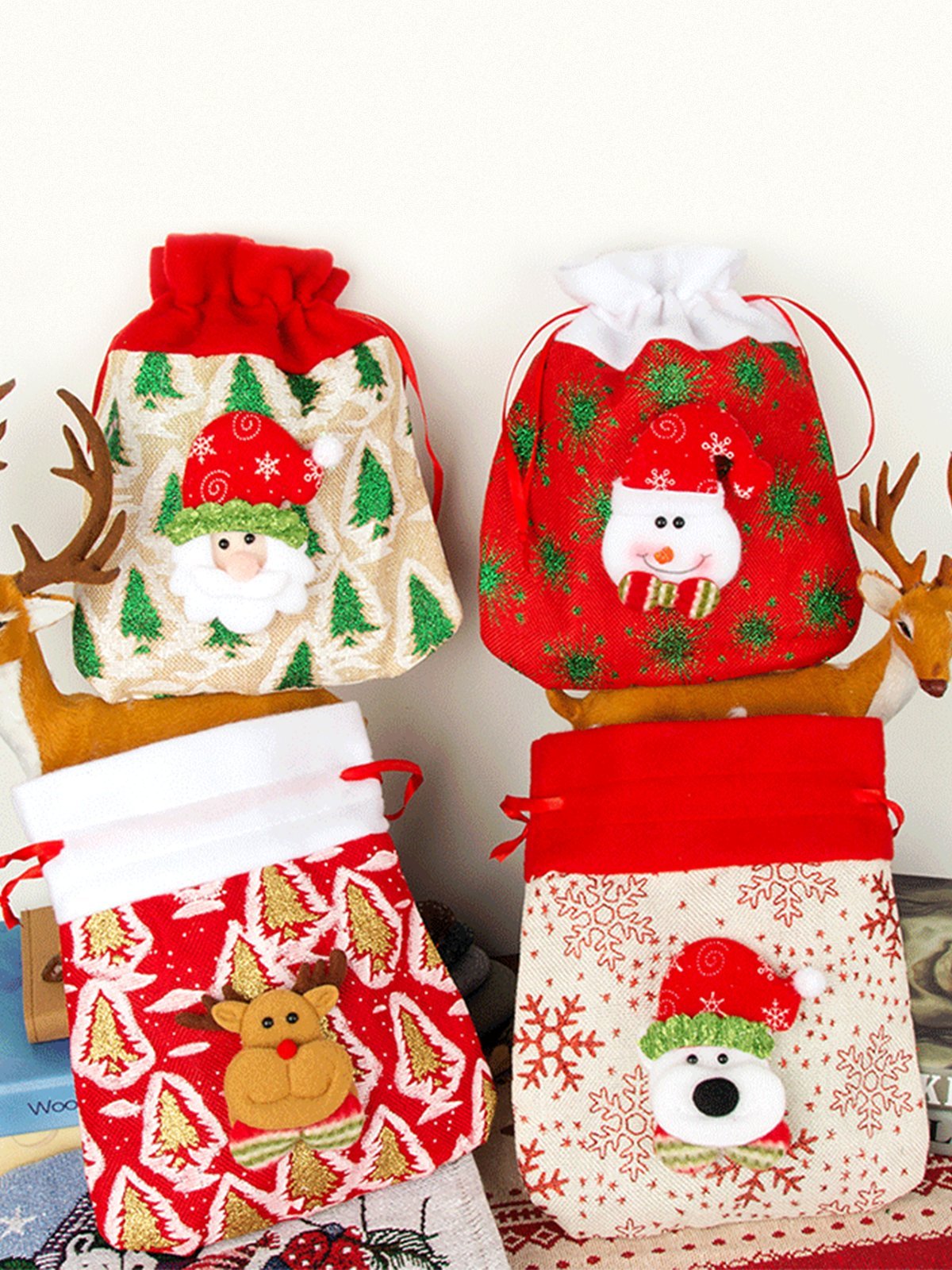Christmas Santa Claus Candy Bag