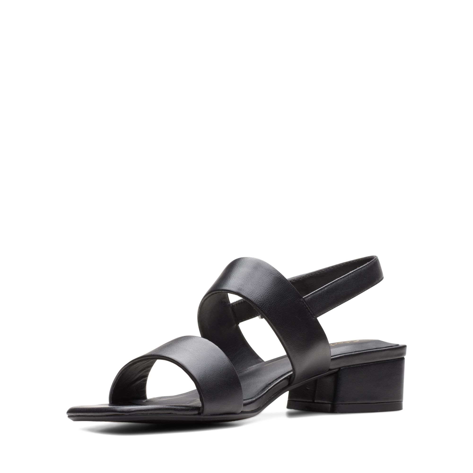 Women Sandals Seren25 Strap Black Leather