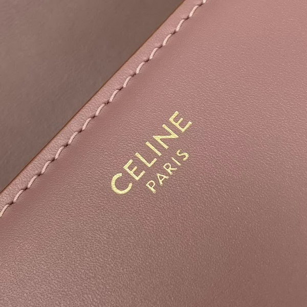 【原版皮】赛琳/Celine Maillon肩背包，简约无多余的修饰，高级的质感，Logo五金镂空设计增添包的独特，一见倾心，外牛皮，内衬羊皮，款号：191343