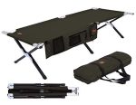 Tough Outdoors Camp Cot [XL] with Free Organizer & Storage Bag
