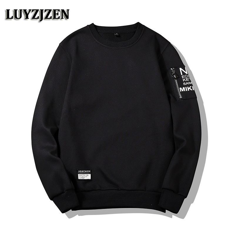 2018 春のスウェットシャツ紳士ファッションパーカーメンズカジュアルブランド新着男性のプルオーバースウェットスリムフィット高品質 6B0