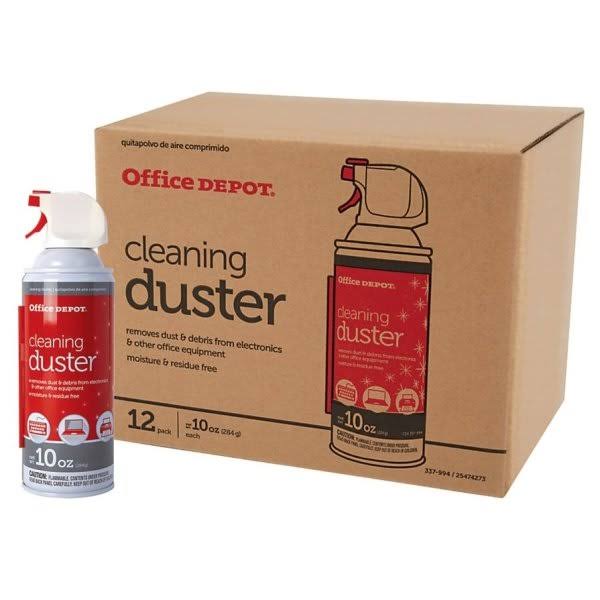Office Depot Brand Cleaning Dusters, 10 oz, Pack of 12