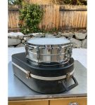 1960s Ludwig Acrolite 14 x 5 snare drum w/ Keystone Badge