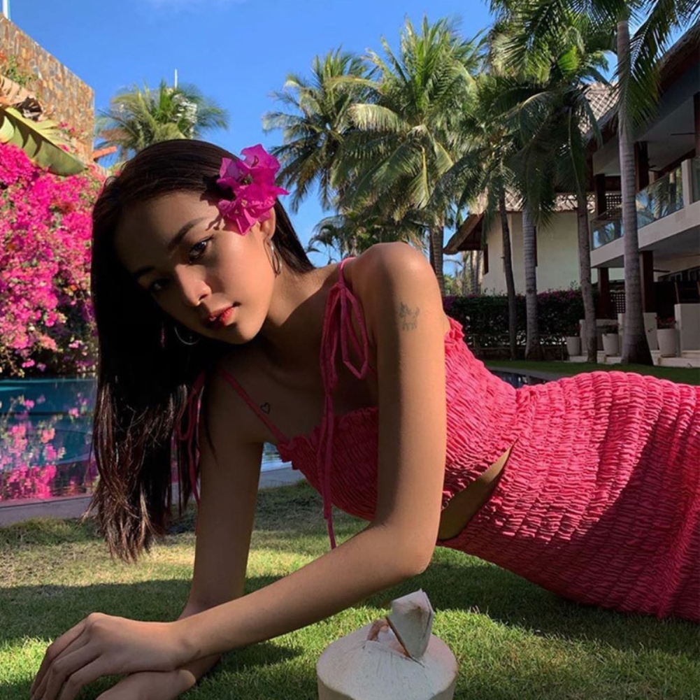 Sexy Ruched Cut Out Strap Mini Dress