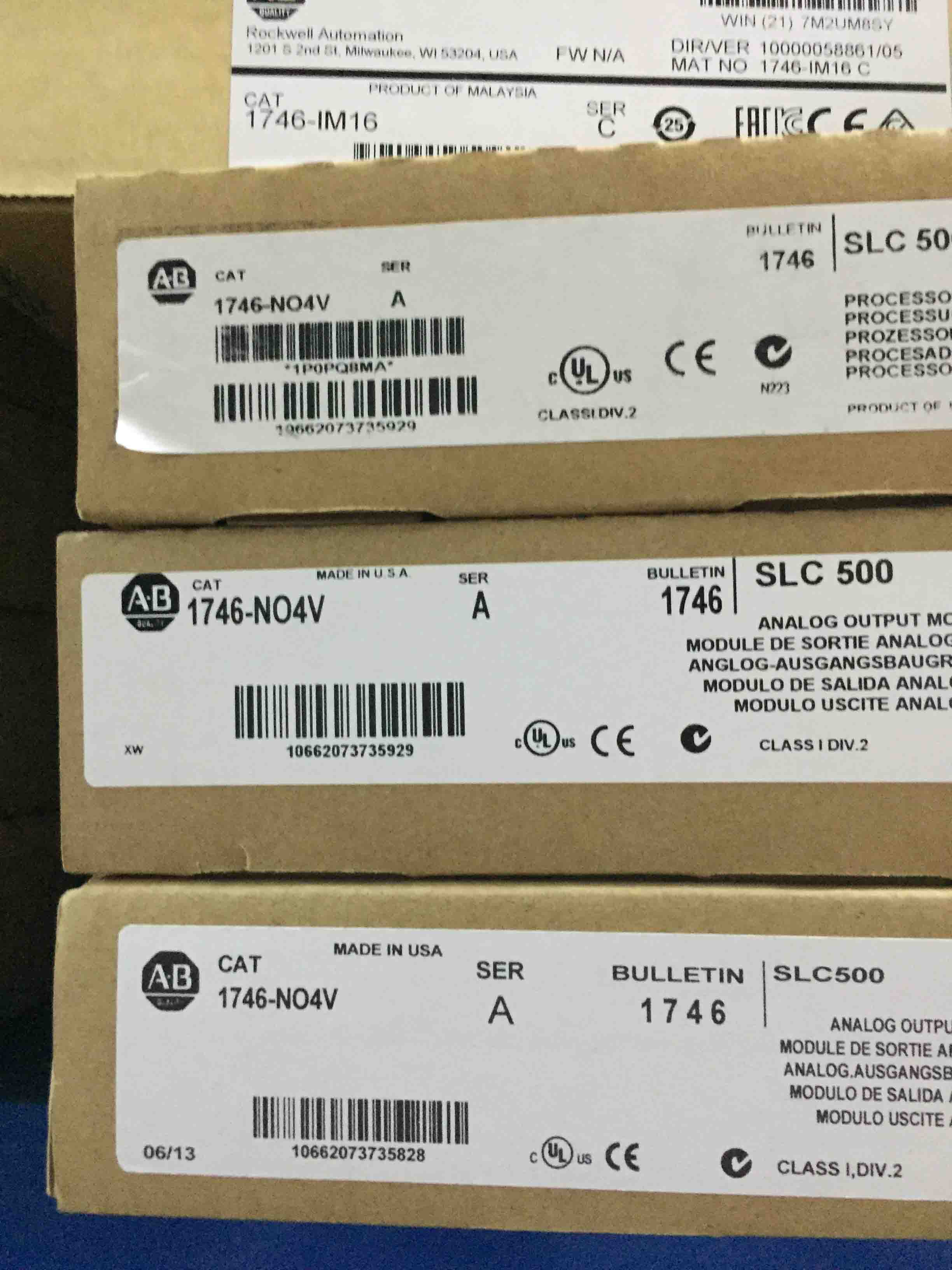 1746-NO4V Allen Bradley Original Brandy New Factory Sealed