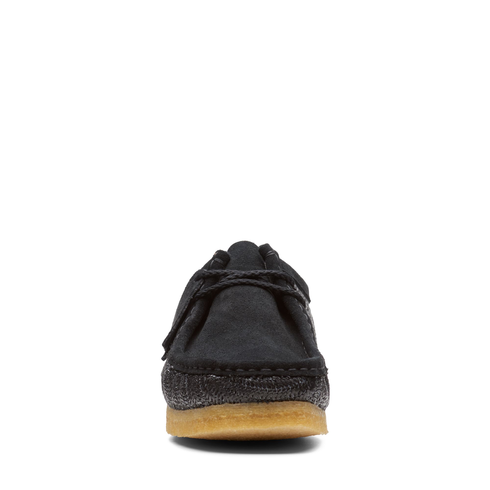 Men  Wallabee BLK Raffia Txt