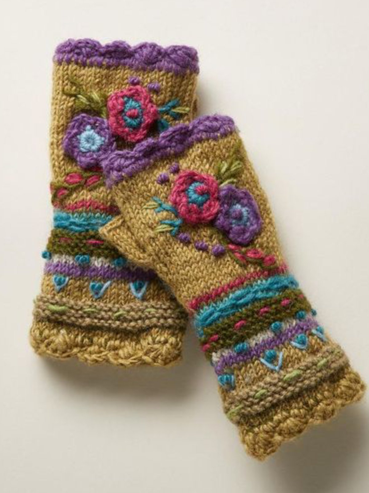Casual Knit Gloves Handwarmers