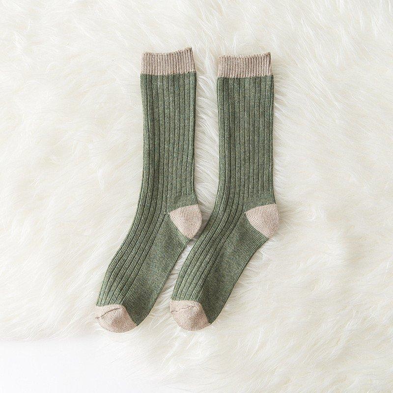 Warm Thick Line Cotton Pile Socks