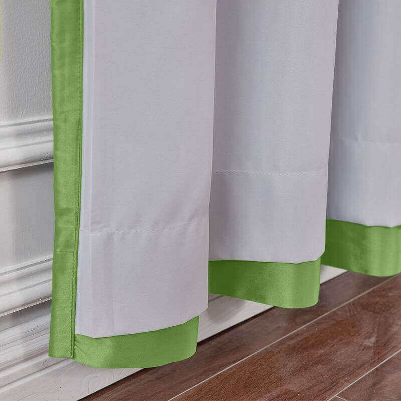 CUSTOM Lao Hang Zhou Green Polyester Cotton Thermal Insulated Curtain
