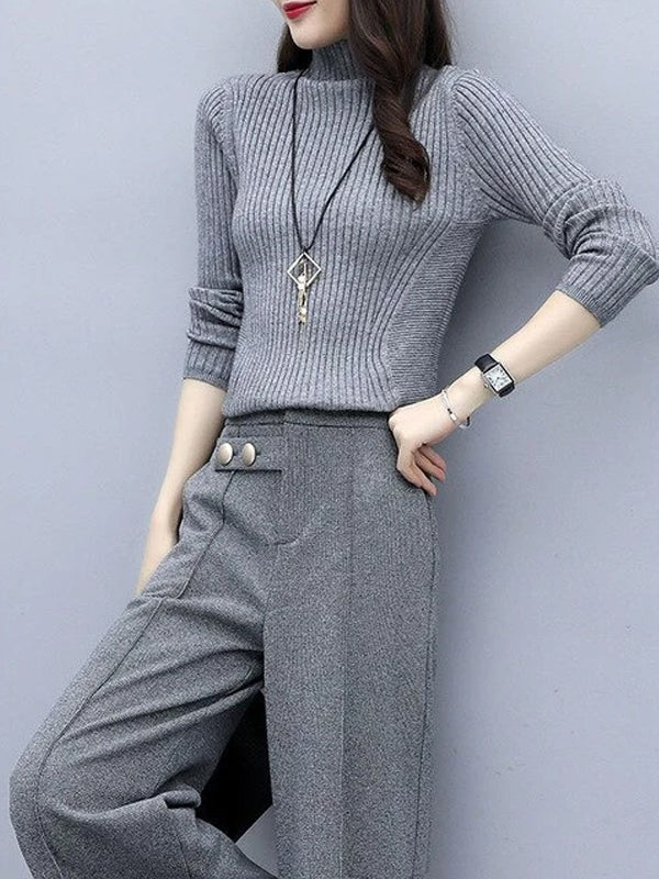 Temperament Comfortable Trend Knitting Unlined Upper Garment / Sweater