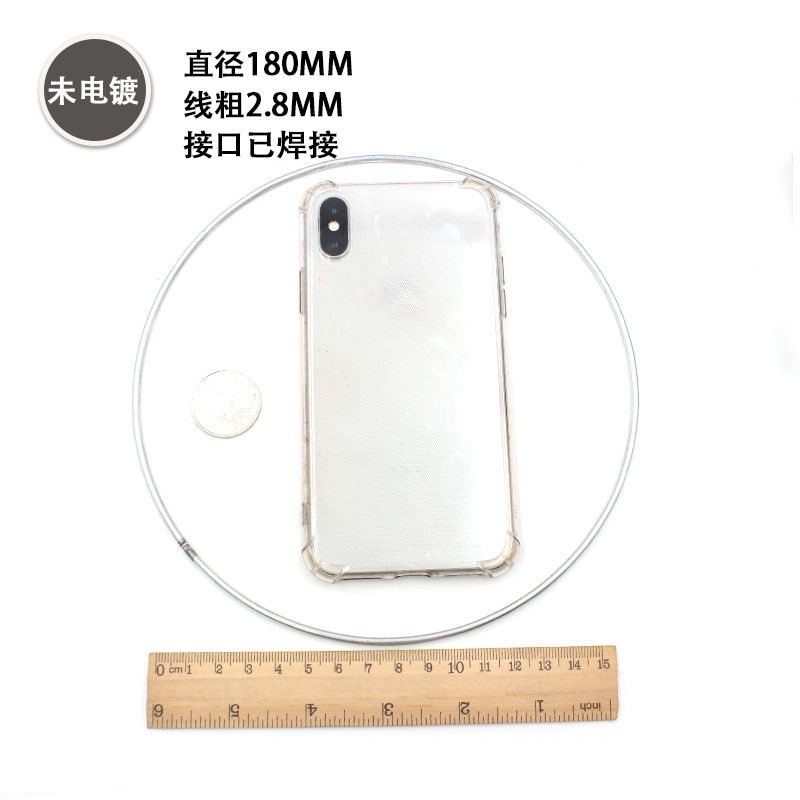 厂家直销批发多规格捕梦网铁圈铁环焊接圆环金属圈大量现货15mm-1