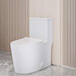 Dreux High Efficiency One Piece Elongated Toilet with 0.8 GPF Water Saving