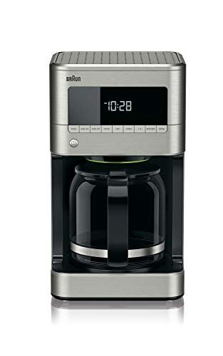 Braun KF7170SI Brew Sense Drip Coffeemaker, 12 cup