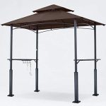 8��x 5�� Grill Gazebo Shelter, Outdoor BBQ Gazebo with LED Light by ABCCANOPY