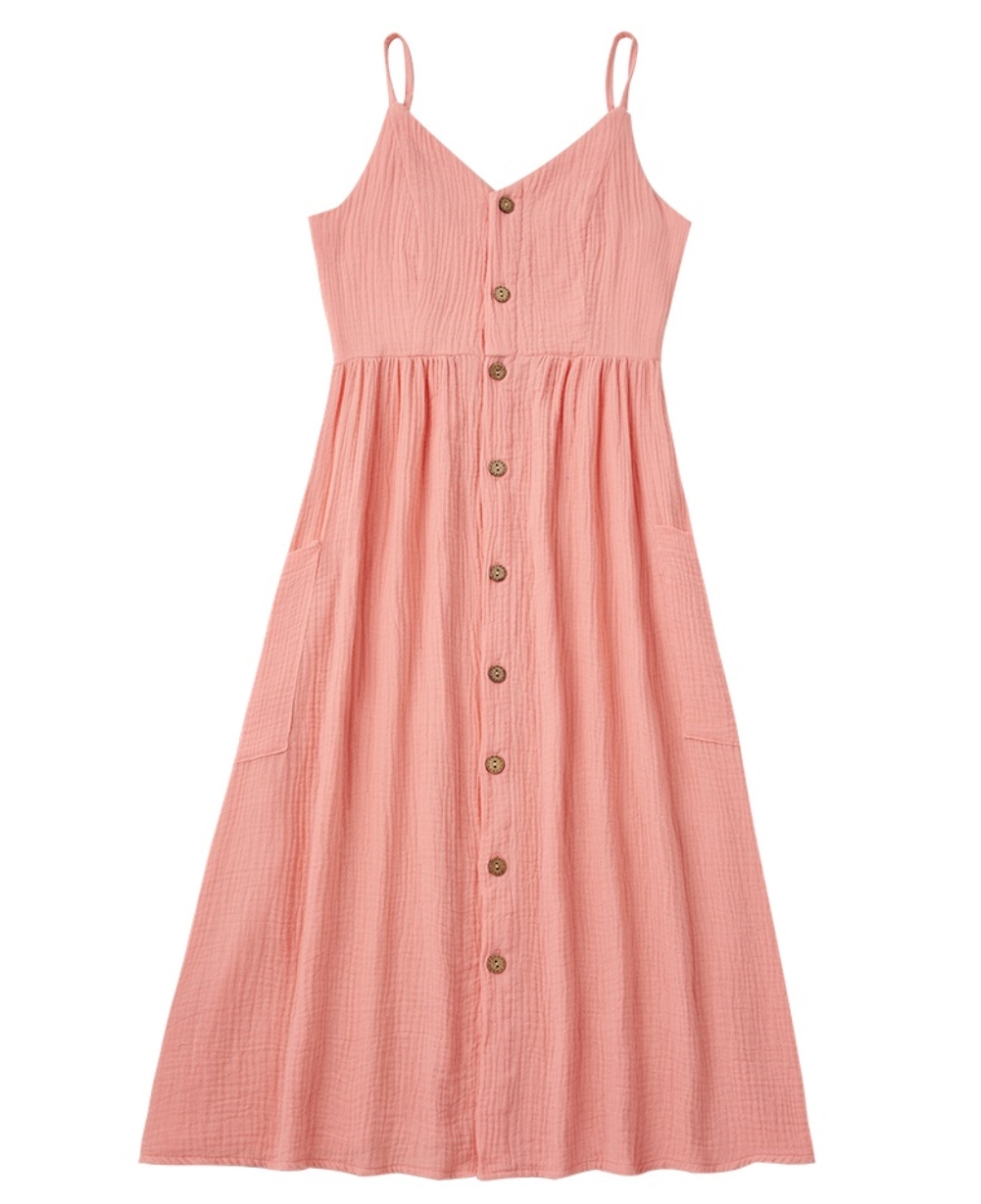 Summer Family Mommy Strap Dress