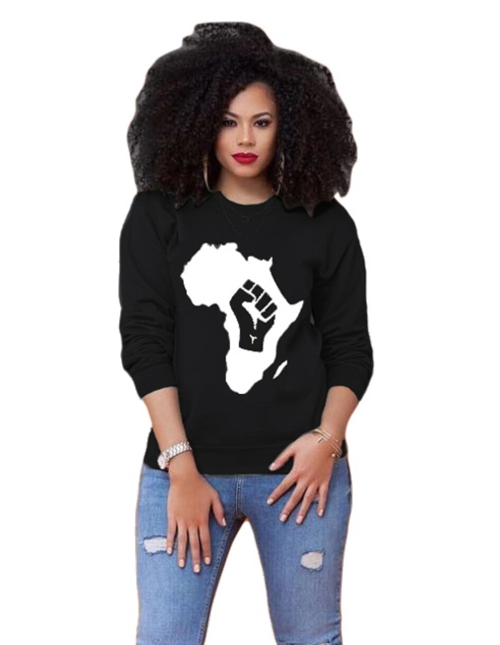 Autumn Round Neck Print Shirt