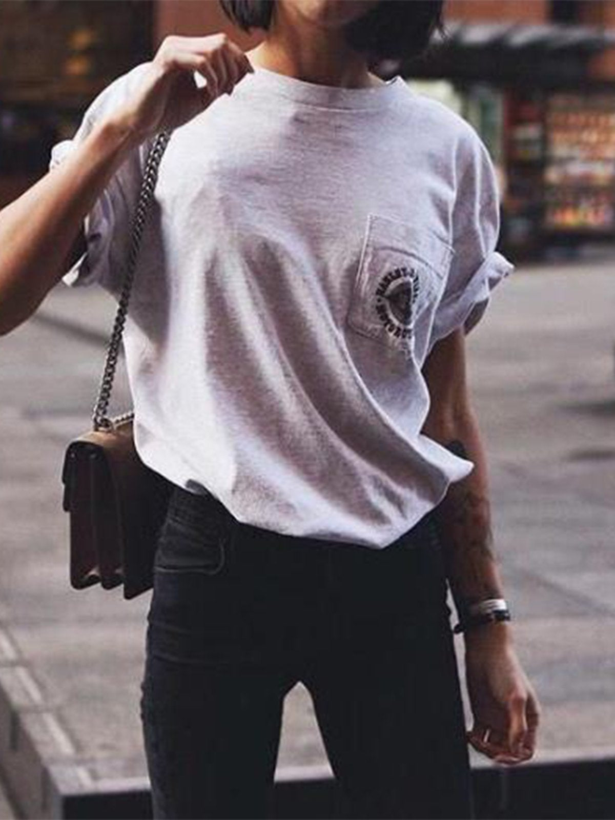 Short Sleeve Casual Pockets Shirts