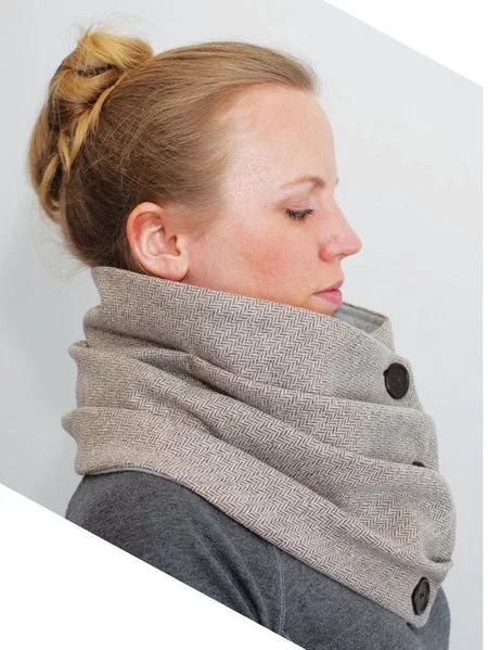 Turtleneck Casual Scarves & Shawls