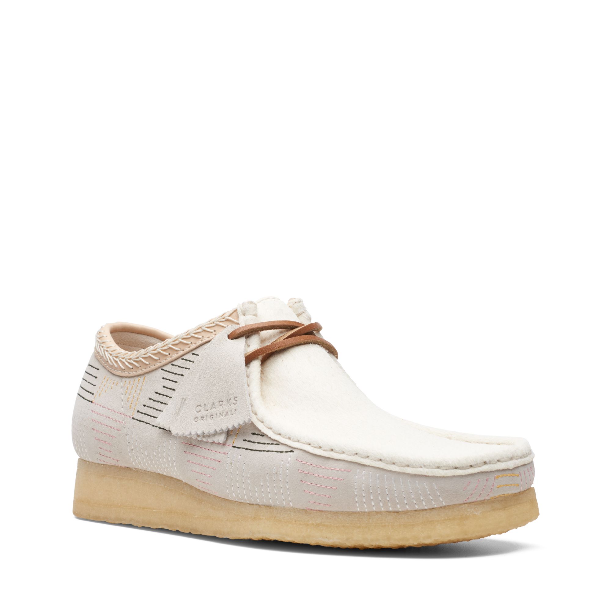 Men  Wallabee Off White Hairy