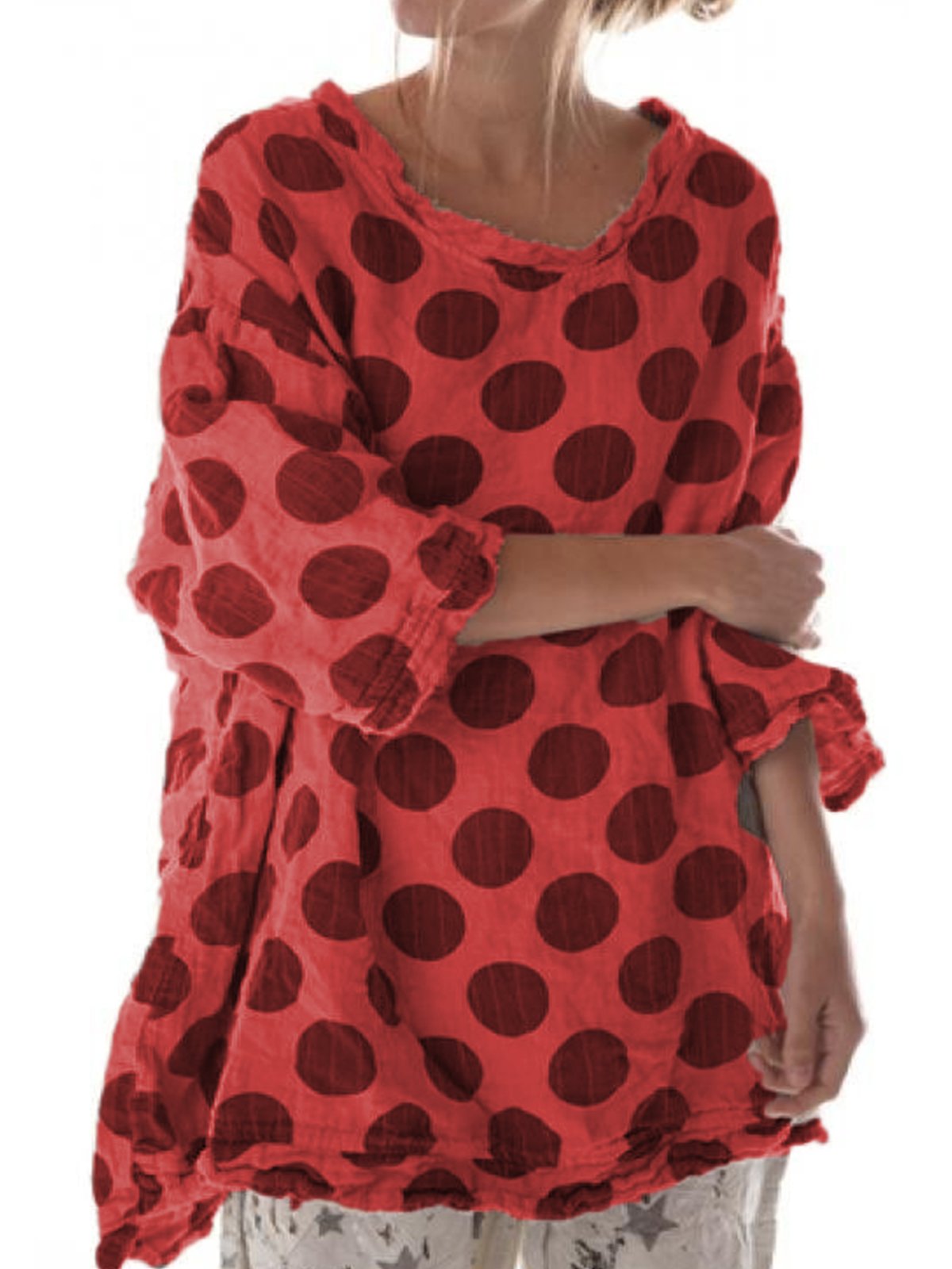 Linen Simple & Basic A-Line Shirts