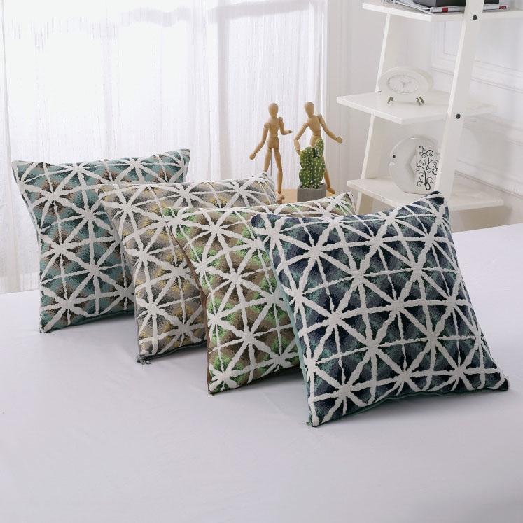 Plant Flower Chenille Pillowcase