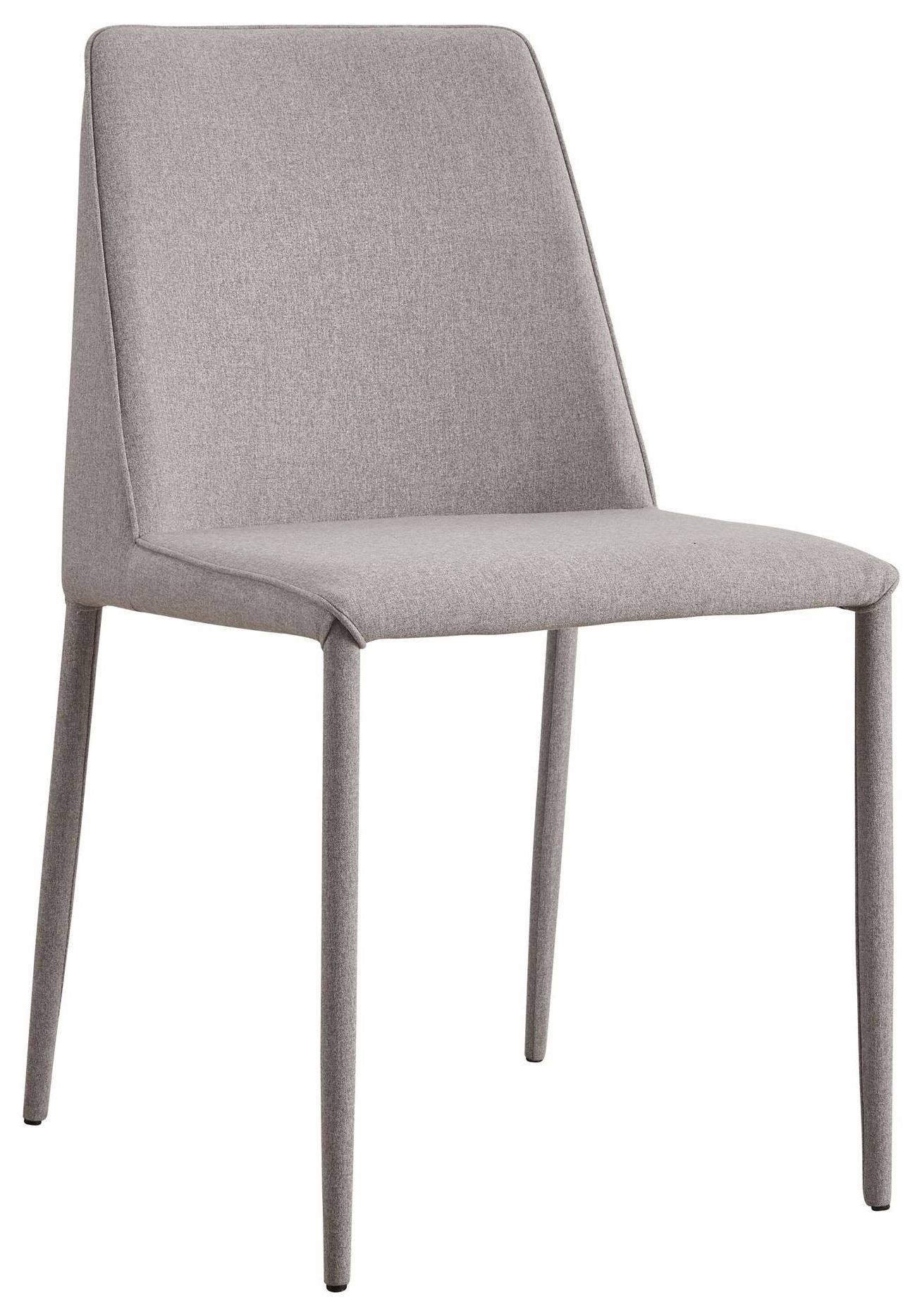Moe's Home - Nora Fabric Dining Chair Light Grey-Set of Two - YM-1003-15