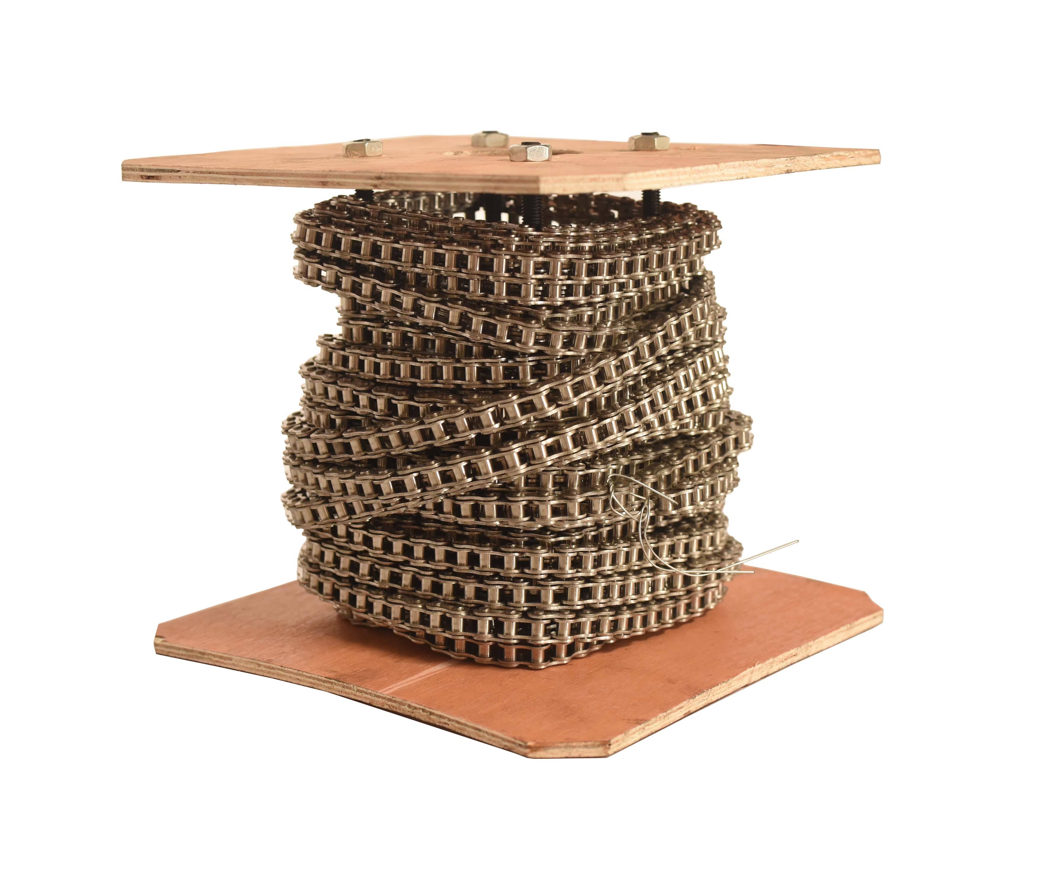 Jeremywell #40 SS Stainless Steel Roller Chain 50 Feet with 5 Connecting Links