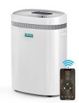 50 Pints 3000Sq. Ft Dehumidifiers with WiFi APP Remote Control & Universal Wheels