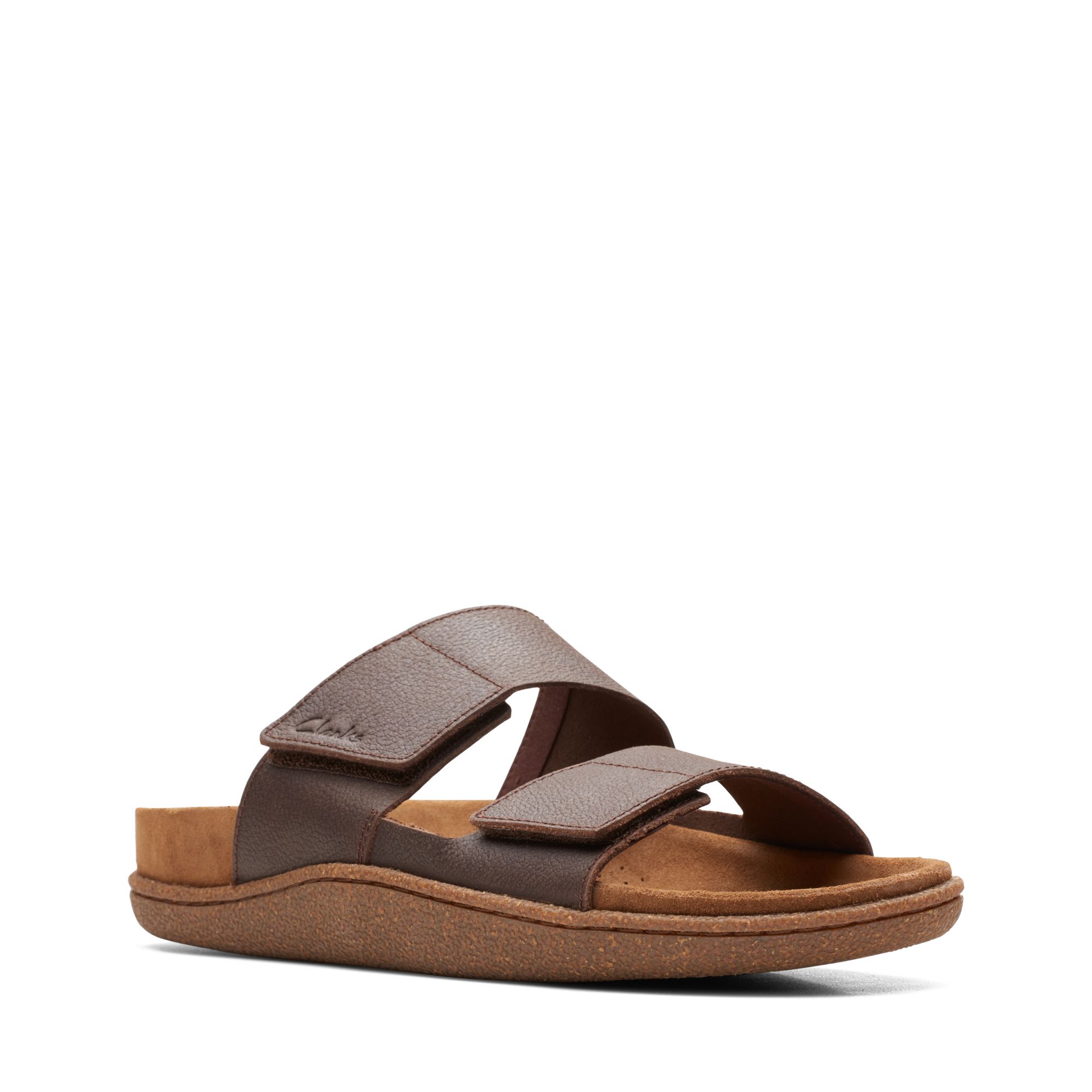 Men Sandals Pilton Strap Brown Nubuck