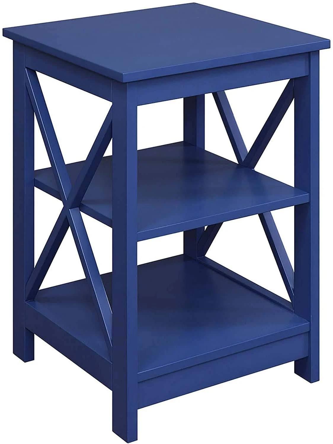 Convenience Concepts Oxford End Table , Cobalt Blue