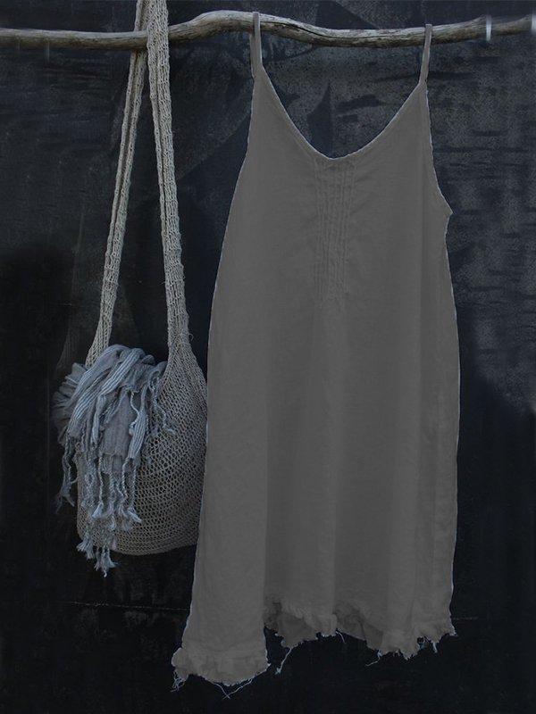 Casual Sleeveless Plus Size Dress