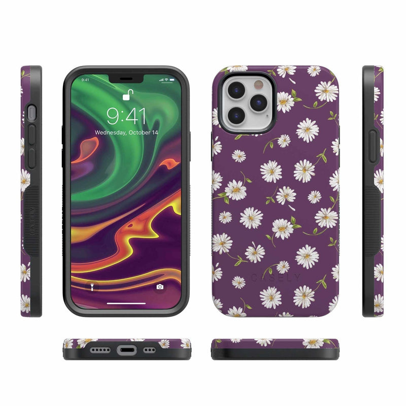 Daisy Daydream Plum Purple Floral Case