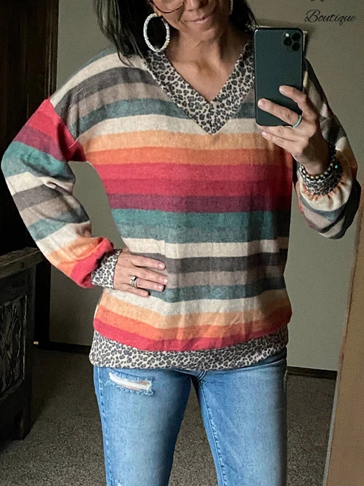 Cocoon Long Sleeve Vintage Shirts & Tops