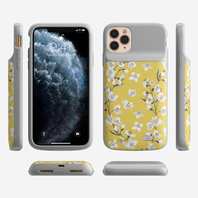 Yellow Cherry Blossom Floral Case