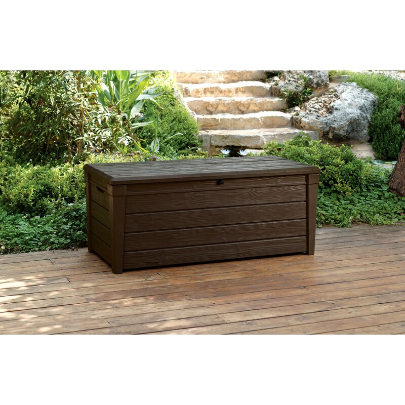 Brightwood 120 Gallons Gallon Water Resistant Lockable Deck Box