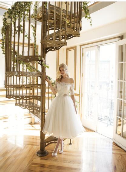 dress Sexy boat neck bare shoulders dress