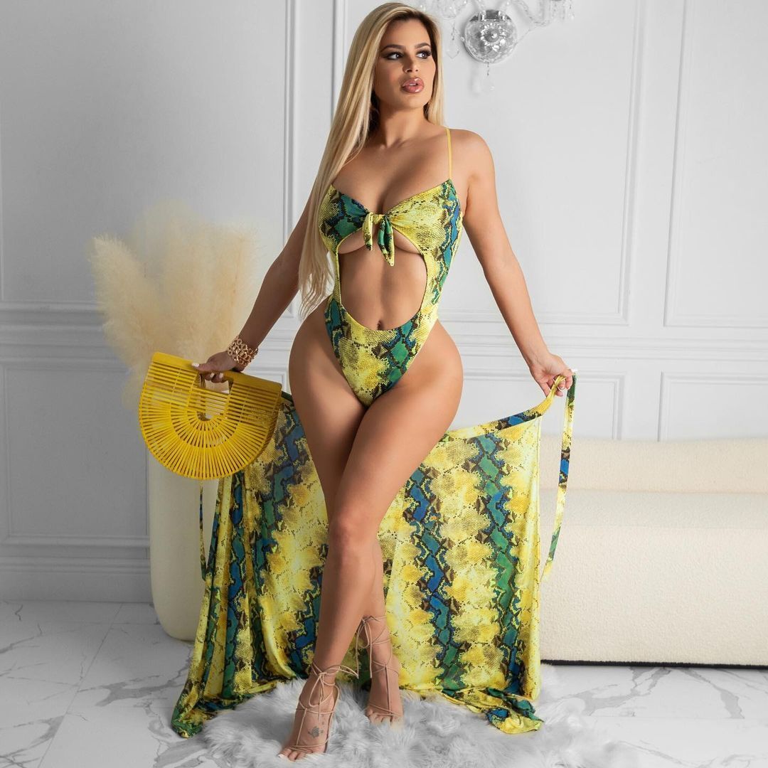 Sexy fashion cloak swimsuit two-piece suit ORY5186