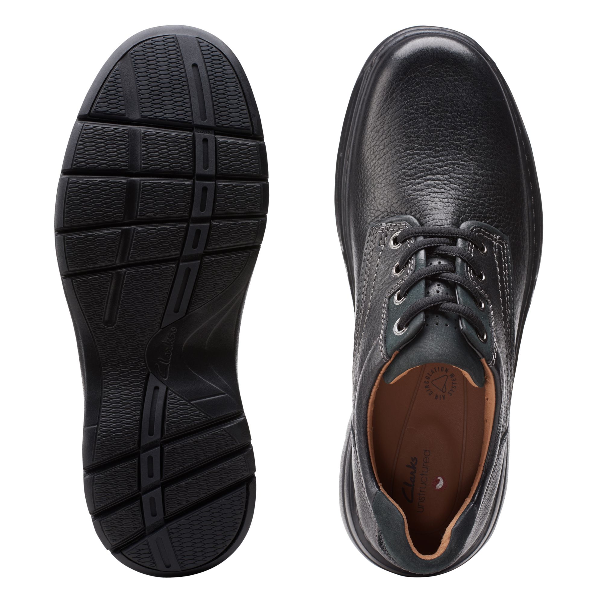 Men  Brawley Pace Black Leather