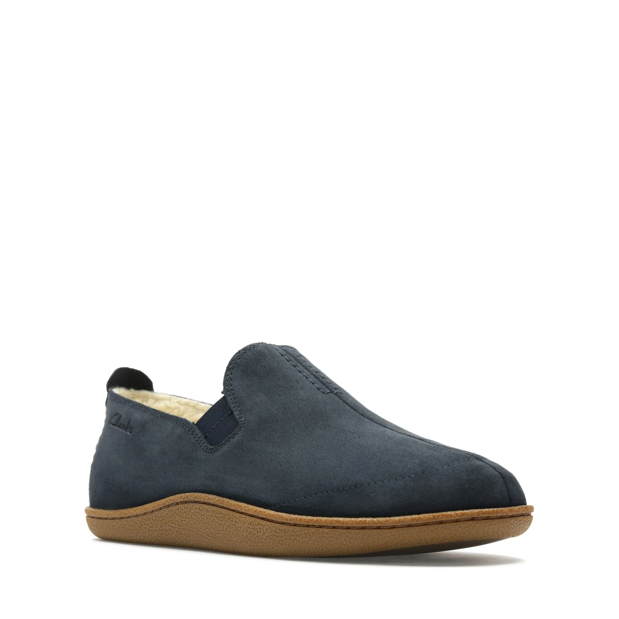Men home-mocc-navy-suede