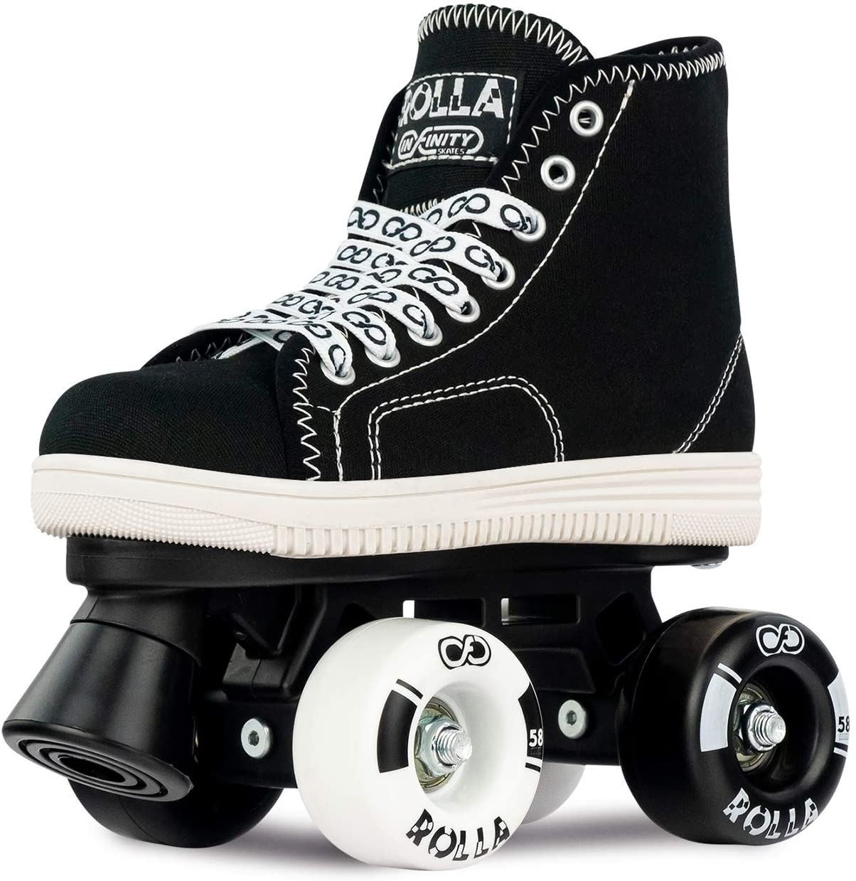 Crazy Skates Rolla Roller Skates for Boys and Girls �C Great Beginner, Purple/ Mens 1 | Ladies 1