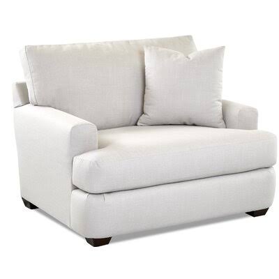 ELISA 49x22 W Armchair Wayfair Custom Upholstery Body Fabric: Macc Vanilla
