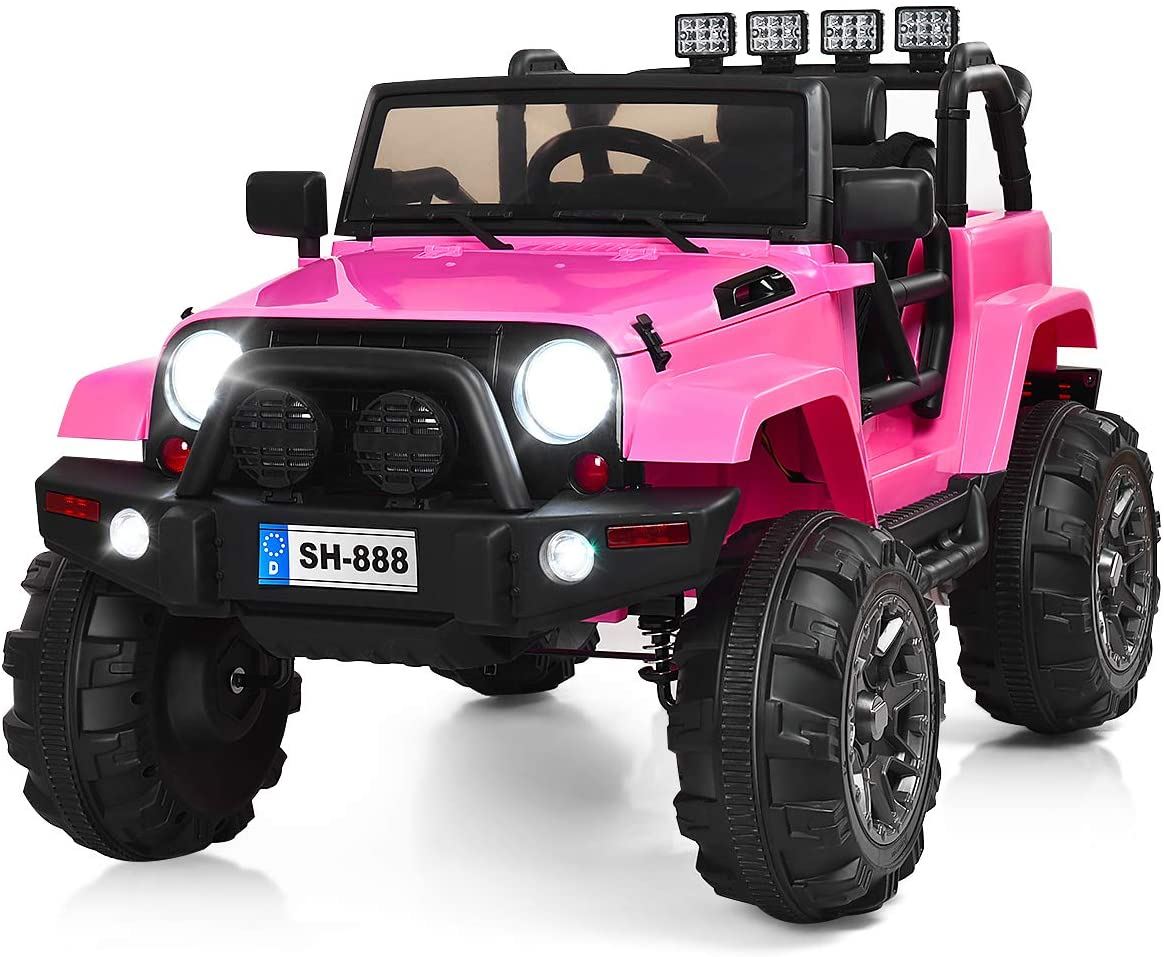 12V Battery Powered Electric Ride On Car | Pink
